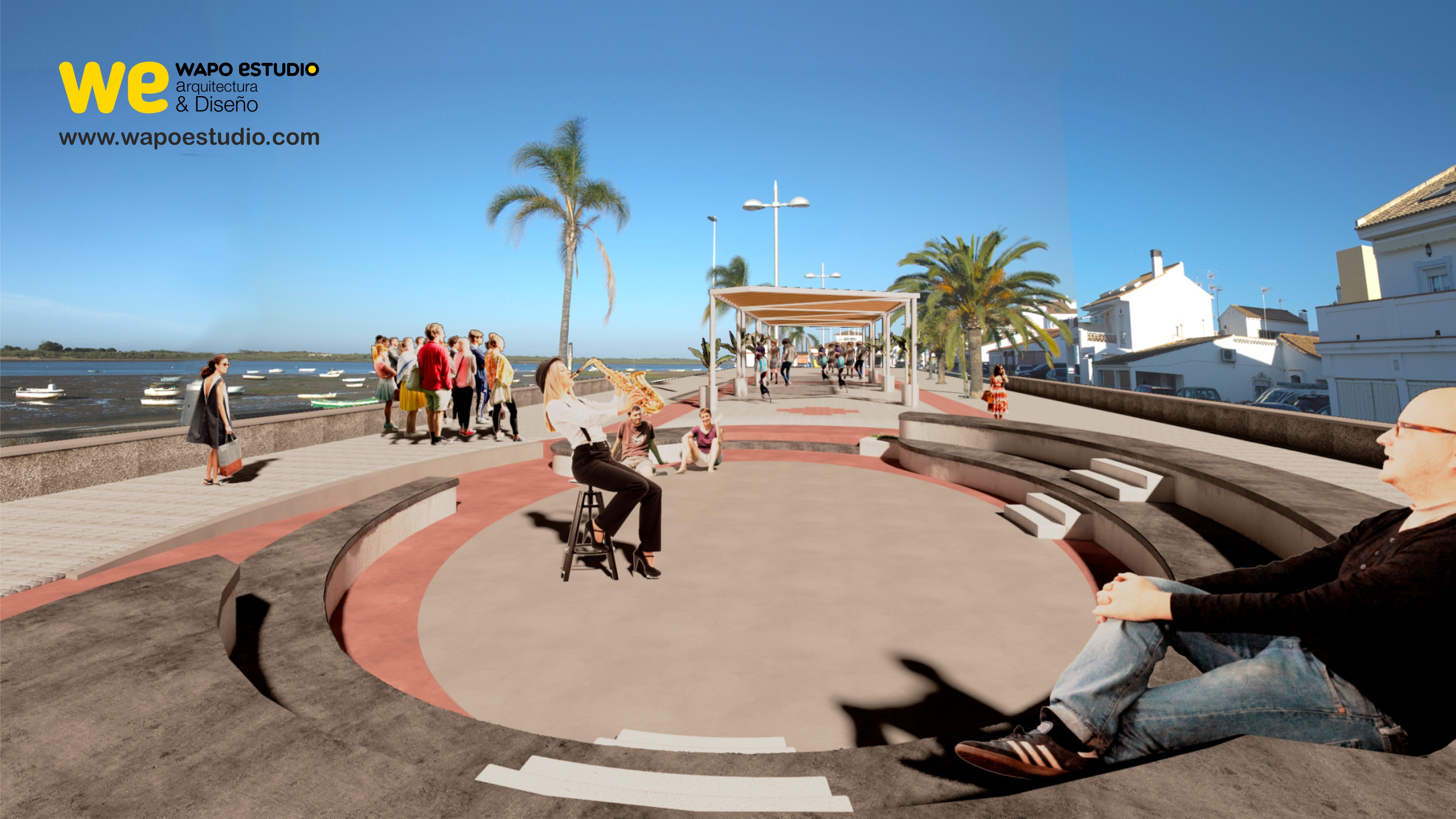 Reforma Paseo Marítimo El Rompido, Cartaya